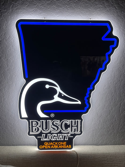 Arkansas Ducks Unlimited Busch Sign