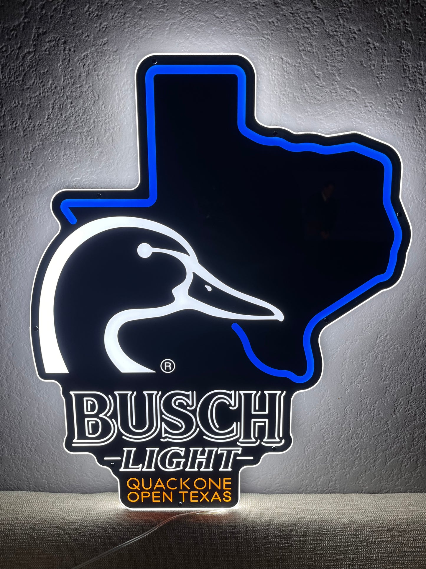 Busch Light Texas Ducks Unlimited Sign