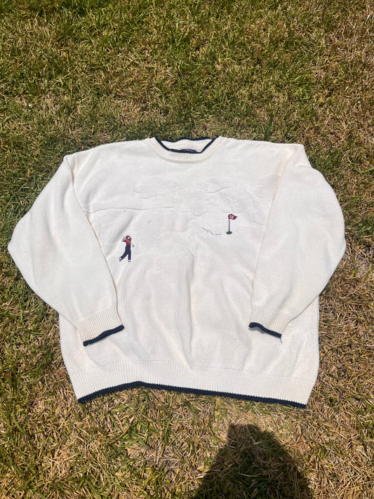 Vintage Golf Sweater Sz XL
